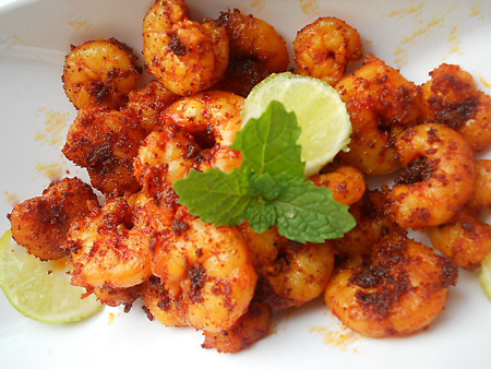 Masala Grilled Prawns 